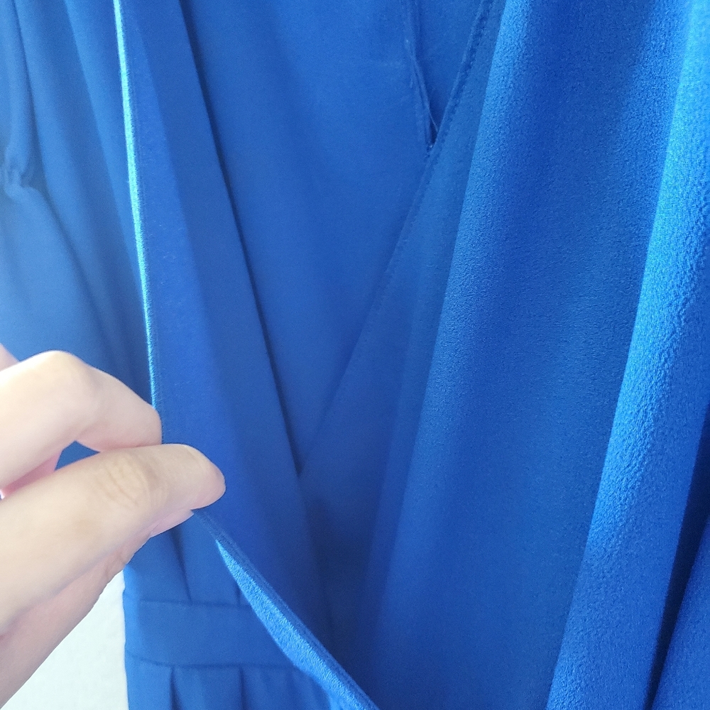 Zara Basic Cold Shoulder Flare Sleeves Romper - image 5